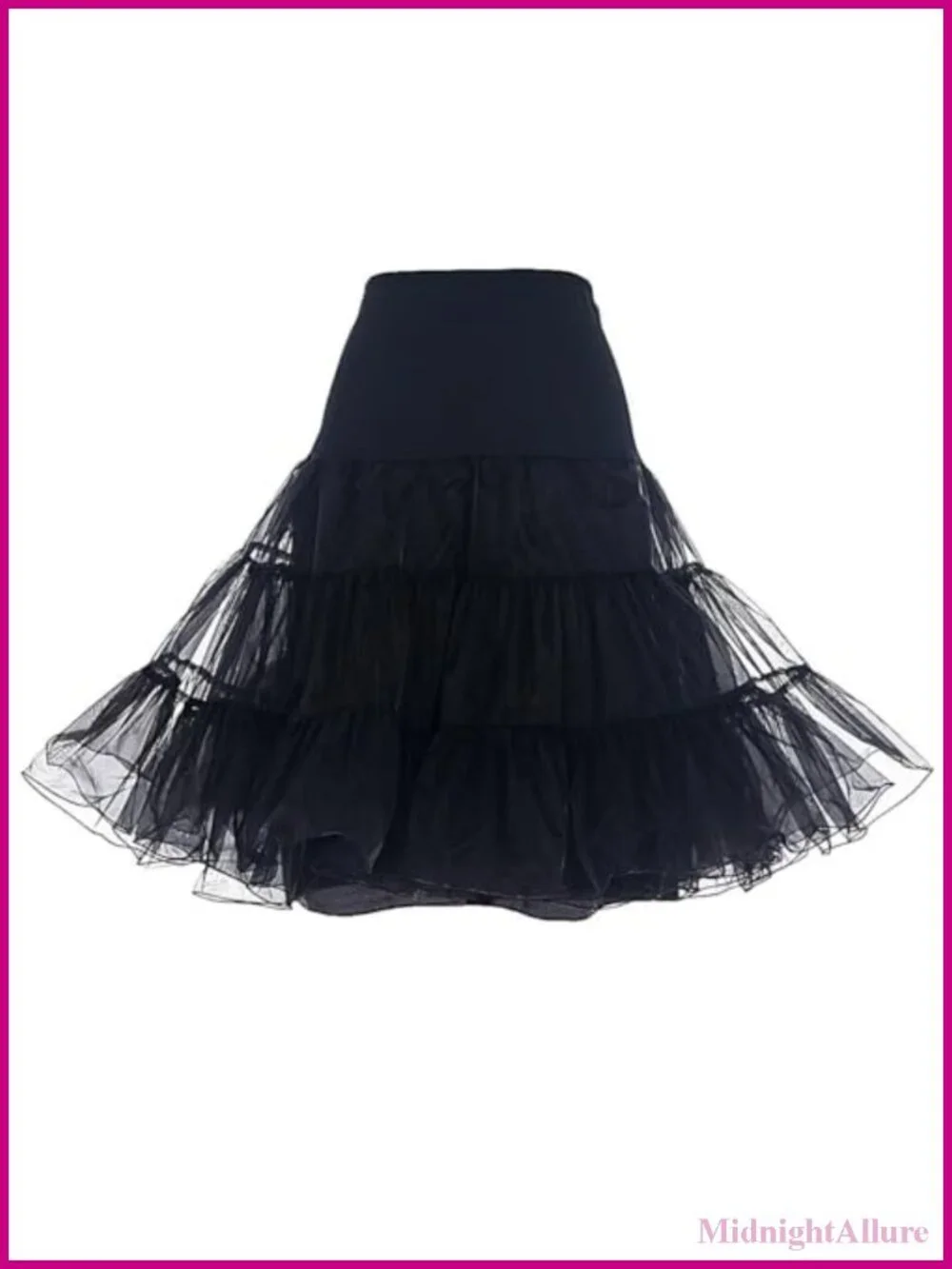 50s Petticoat Slip Crinoline Underskirt Tulle Tutu Half Slip Organza Women Dress